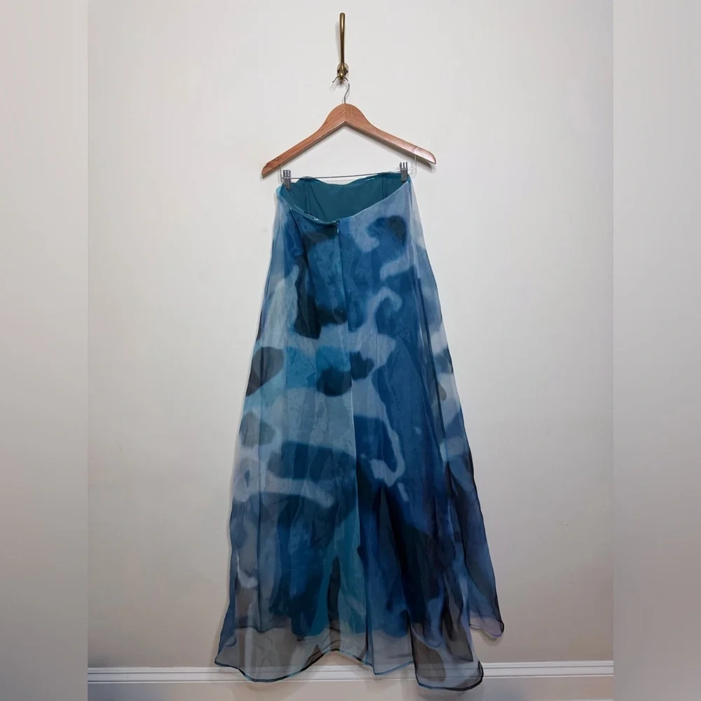STAUD Allyson Printed Strapless Maxi Dress - Picture 7 of 7